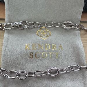 Kendra Scott Silver Chain Link Necklace